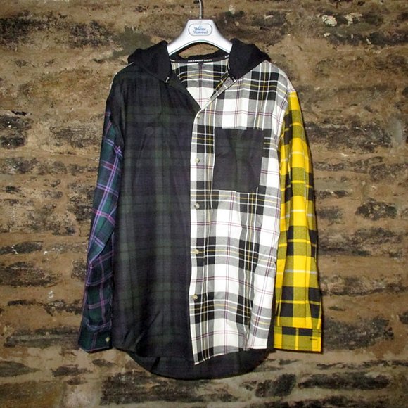 Alexander Wang Other - Alexander Wang Mixed Tartan hooded shirt/jacket